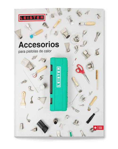 Descarga el catálogo de accesorios para pistolas de calor Leister